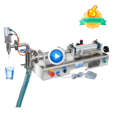 Piston filler dishwashing liquid small juice butter filling machine